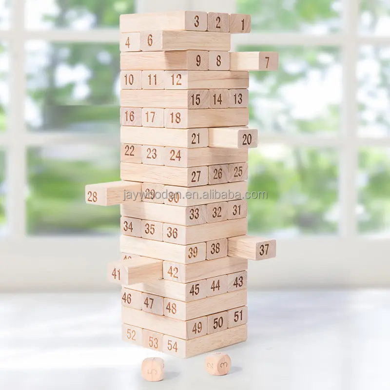 wooden toys 54 pcs