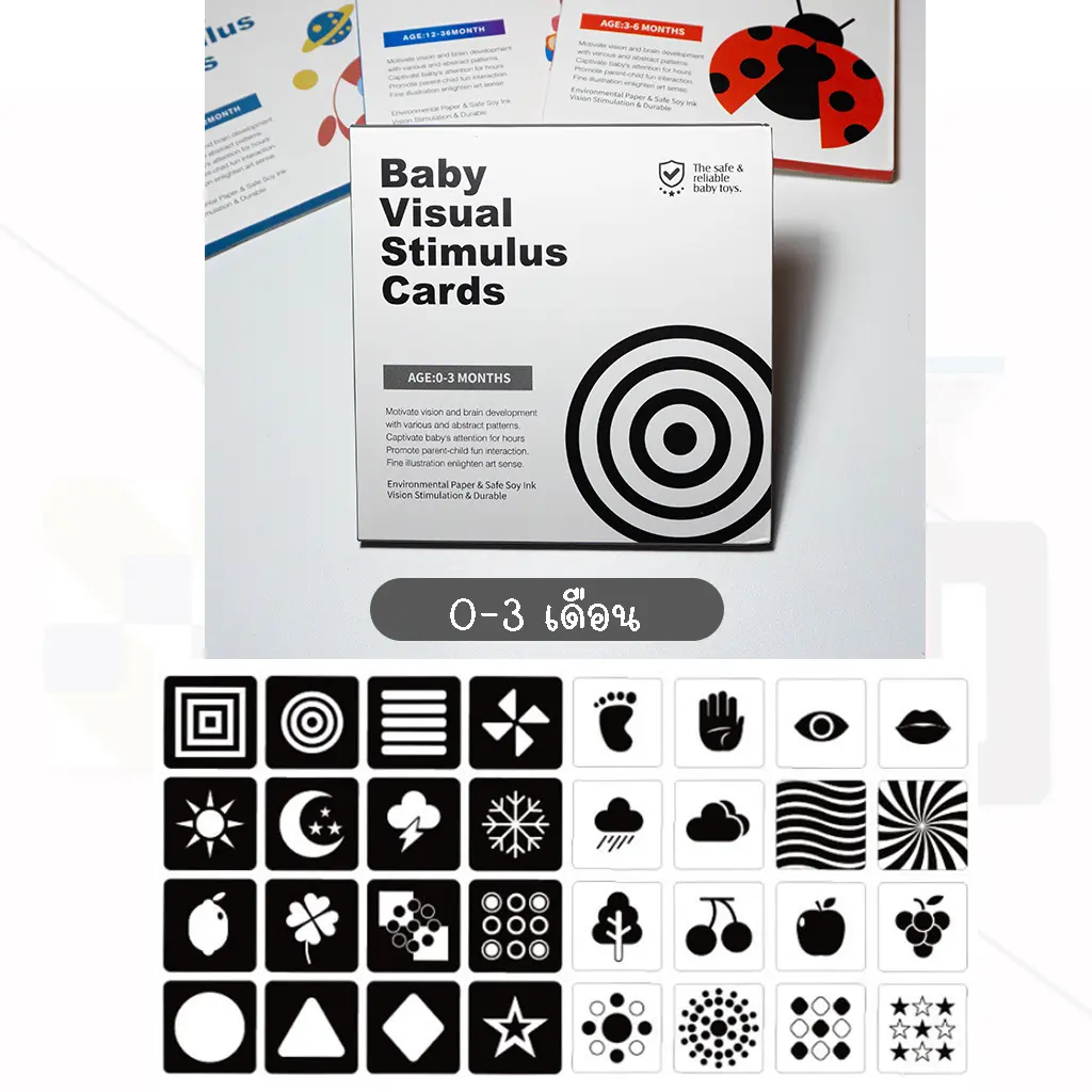 Baby Visual Stimulus Cards
