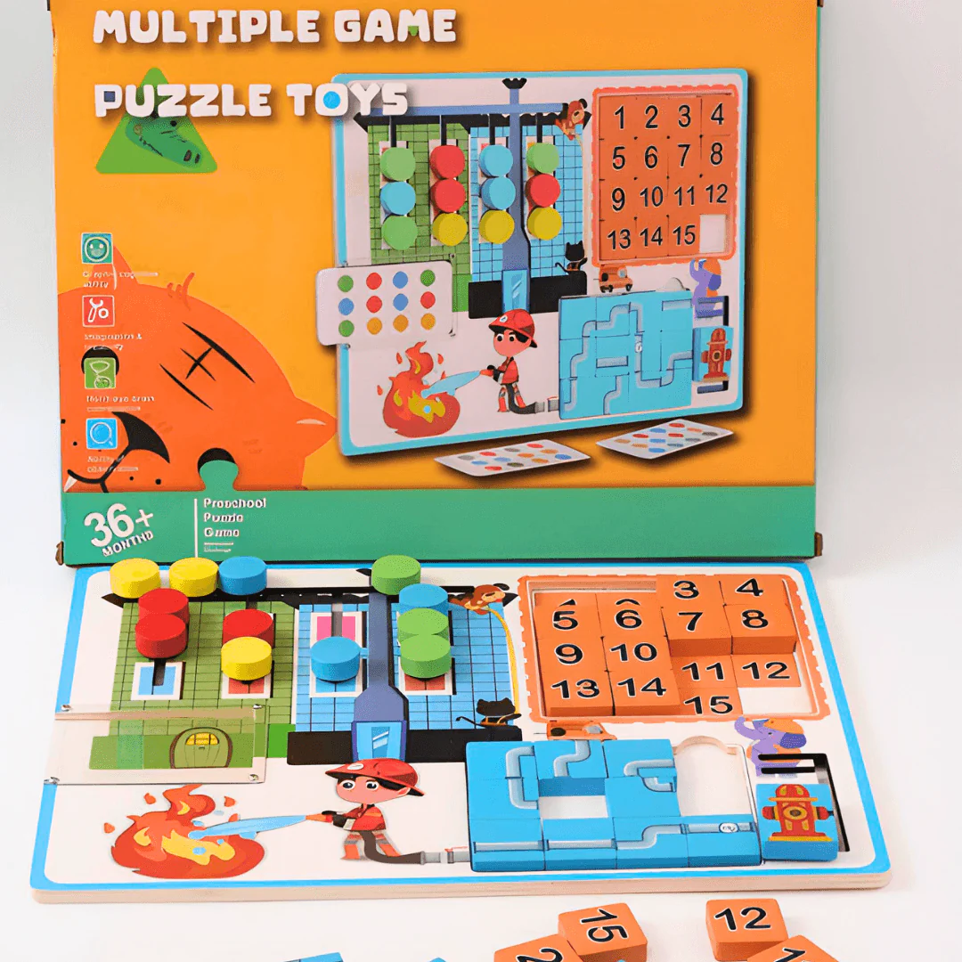 MULTIPLE GAME PUZZLE TOY