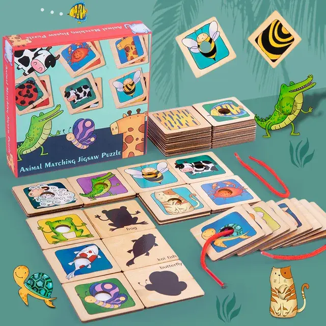 ANIMAL MATCHING JIGSAW PUZZLE 