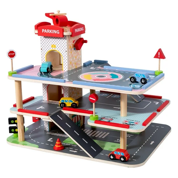Wooden play Parking 