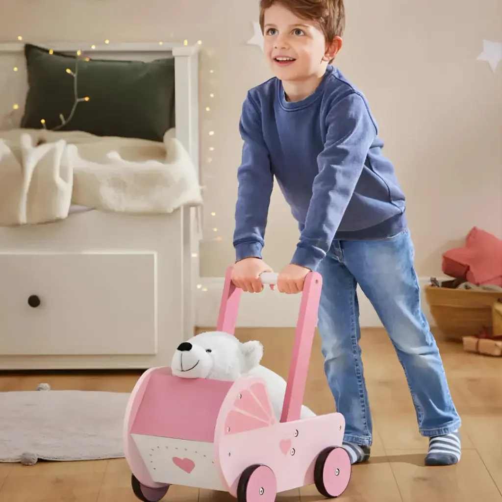 Playtive Wooden Doll’s Pram