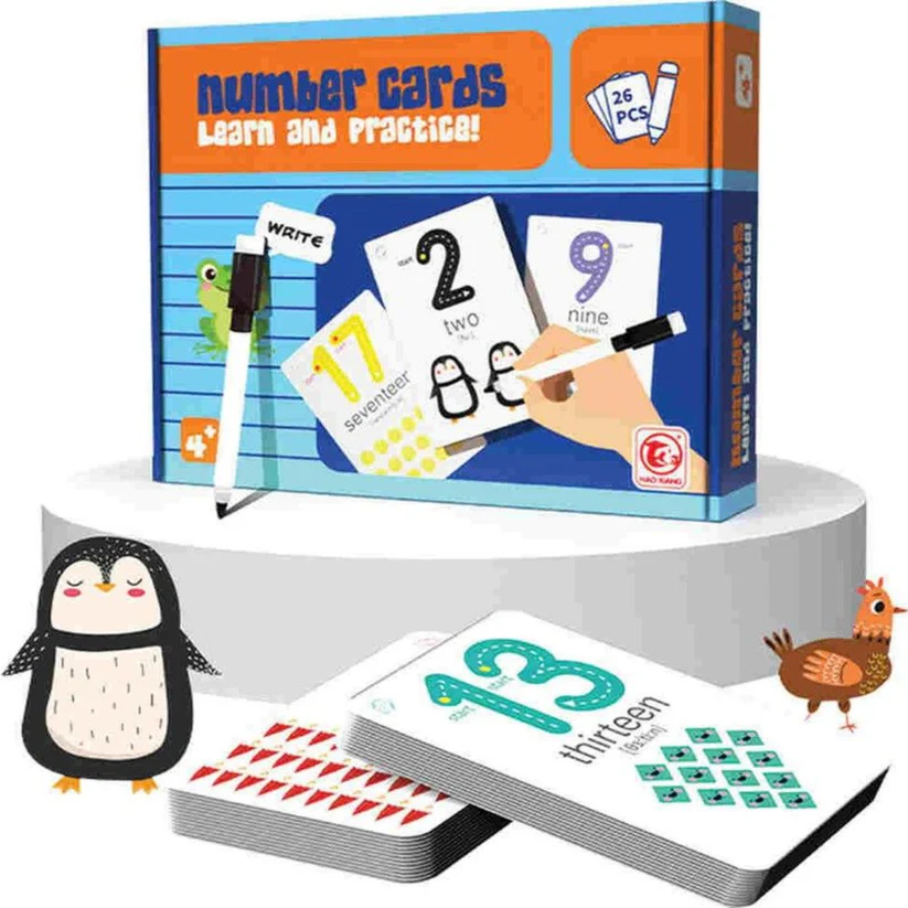 Numbers Cards Learn & Practice 