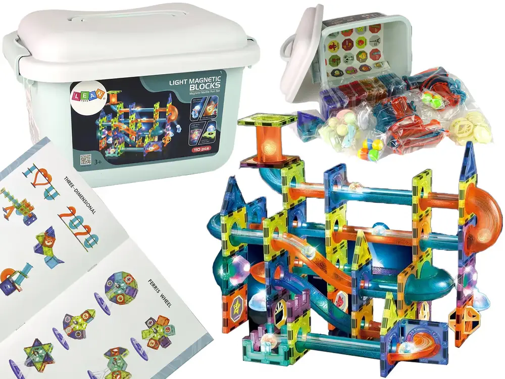 LIGHT MAGNETIC BLOCKS 75PCS