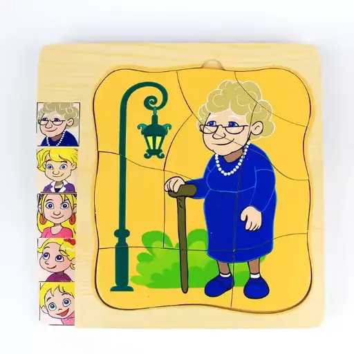 WOODEN TOYS 5 LAYER PUZZLE