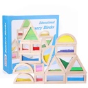 EDUCATIONAL SENSORY BLOCKS 16PCS