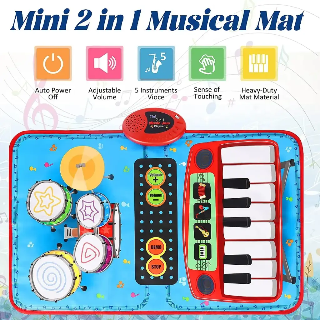MINI 2 IN 1 MUSIC JAM PLAYMAT
