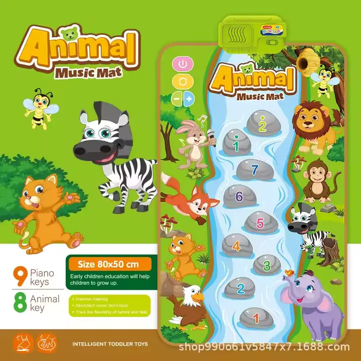 ANIMAL MUSICAL MAT 100X40