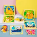 WOODEN PUZZLES ANIMALS 2023