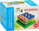 Intelligence geometry assembly building block