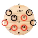Wall ring toss game