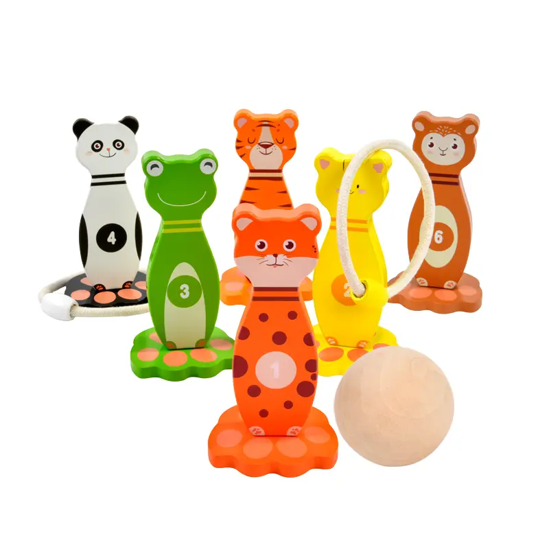 [W425-142] ANIMAL BOWLING HOOP GAME W425-142