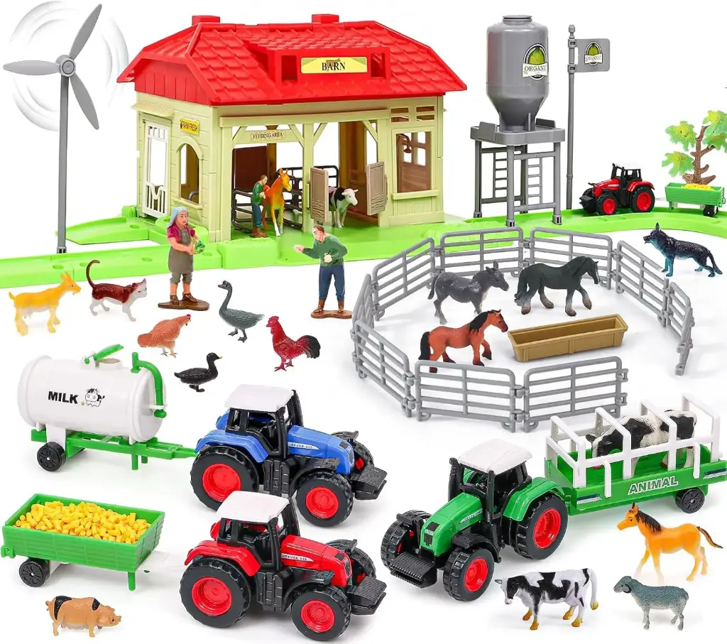 [P425-165] FARM ANIMALS MODEL SERIRS  91PCS  P425-165