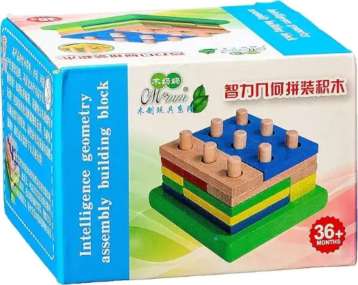 Intelligence geometry assembly building block