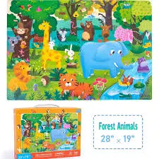Wild forest animals 