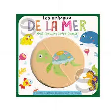 Les Animaux De La Mer - Mon Premier Livre Puzzle