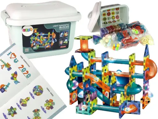 LIGHT MAGNETIC BLOCKS 75PCS